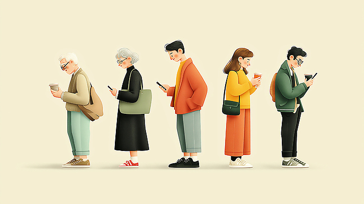 JPG 라이프스타일 패션 노년 커피 음료 중년 일러스트 기술 대화 여러명 일상 스마트폰 핸드폰 사무실 대기 도시 연령 소통 국내일러스트 AI일러스트 AI콘텐츠 다수 컨셉 비즈니스 말하기 사람 성인 라이프 생활 전자제품 스마트기기 파일형식