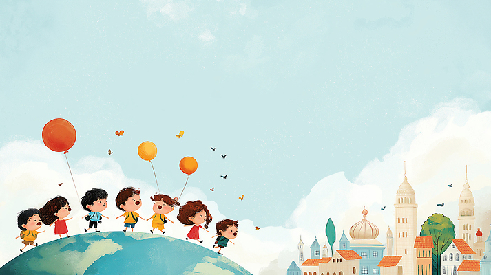 JPG 행복 지구 어린이 예술 컬러 여행 일러스트 모션 상상 자연 놀이 하늘 웃음 풍경 친구 꿈 도시 그림 커뮤니티 풍선 창의력 국내일러스트 AI일러스트 AI콘텐츠 감정 관계 표정 사람 생태계 파일형식