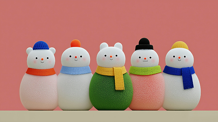 JPG 편집이미지 인형 컬러 크리스마스 겨울 가족 눈사람 따뜻함 사랑 장식 반려동물 귀여움 스카프 곰인형 즐거움 이미지편집 편집3D AI컴퓨터그래픽 AI콘텐츠 동물 계절 기념일 감정 컨셉 관계 3D 목도리 파일형식