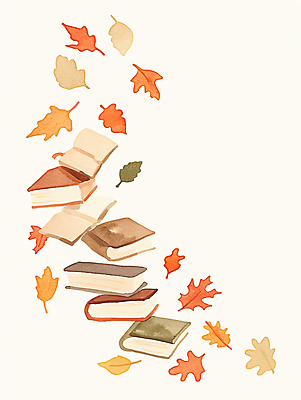 JPG 교육 문화 여유 예술 컬러 잎 일러스트 자연 수채화 따뜻함 풍경 책 독서 감상 떨어짐 그림 조화 뷰티풀 국내일러스트 AI일러스트 AI콘텐츠 식물 감정 컨셉 생태계 파일형식