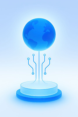 JPG 모델 디자인 지구 과학 백그라운드 패턴 일러스트 미래 기술 창조 파란색 빛 공간 원형 구조물 연결 심볼 조화 혁명 국내일러스트 AI일러스트 AI콘텐츠 도형 건축 컬러 컨셉 무늬 파일형식