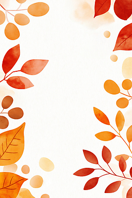 JPG 식물 디자인 열매 꽃 예술 컬러 백그라운드 잎 일러스트 자연 휴식 수채화 따뜻함 밝음 가을 우아함 조화 국내일러스트 AI일러스트 AI콘텐츠 계절 컨셉 생태계 파일형식