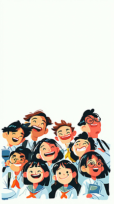 JPG 학생 교육 행복 어린이 일러스트 교실 협력 웃음 이벤트 친구 유머 소통 공동체 준비물 창의성 단체사진 국내일러스트 AI일러스트 AI콘텐츠 감정 컨셉 학교 관계 표정 사람 기념사진 파일형식