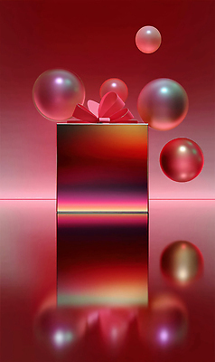 JPG 편집이미지 디자인 기념일 리본 백그라운드 선물 장식 빨간색 반짝임 상자 축제 중앙 구슬 뷰티풀 이미지편집 AI컴퓨터그래픽 AI콘텐츠 컬러 모션 이벤트 파일형식