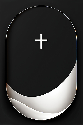 JPG 편집이미지 디자인 컬러 십자가 검은색 기계 천주교 실버 모던 심플 조화 이미지편집 AI컴퓨터그래픽 AI콘텐츠 노년 종교 파일형식