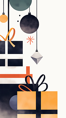 JPG 모양 디자인 기념일 리본 예술 컬러 크리스마스 일러스트 선물 미술 장식 상자 유행 축제 기쁨 분위기 배열 창의성 창작 오너먼트 국내일러스트 AI일러스트 AI콘텐츠 감정 컨셉 크리스마스장식 문화예술 이벤트 파일형식