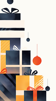 JPG 나무 디자인 계절 기념일 행복 감정 리본 컬러 백그라운드 크리스마스 일러스트 선물 이벤트 장식 상자 축제 생일 구슬 그림 무료 오너먼트 국내일러스트 AI일러스트 AI콘텐츠 식물 크리스마스장식 파일형식