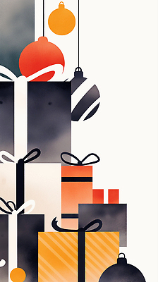 JPG 디자인 기념일 행복 예술 컬러 크리스마스 일러스트 포장 선물 사랑 여러명 장식 축제 기쁨 모임 분위기 소중 구슬 연말 정성 오너먼트 국내일러스트 AI일러스트 AI콘텐츠 감정 다수 컨셉 크리스마스장식 사람 이벤트 파일형식