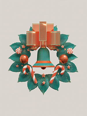 JPG 편집이미지 디자인 별 컬러 크리스마스 겨울 지팡이 사탕 장식 축제 화환 초인종 분위기 크리스마스리스 편집3D AI컴퓨터그래픽 AI콘텐츠 자연요소 계절 기념일 꽃 컨셉 디저트 3D 종 파일형식