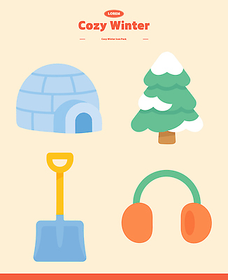행복 겨울 일러스트 가족 놀이 풍경 추억 편안함 삽 귀마개 얼음집 아이템 국내일러스트 AI파일 잡화 계절 감정 컨셉 관계 주택 감각 파일형식 벡터