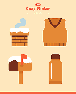 디자인 계절 음료 겨울 일러스트 자연 주택 실내 따뜻함 풍경 우체통 연기 편안함 담요 오브젝트 벽난로 국내일러스트 AI파일 내부 건물 감각 생태계 파일형식 벡터