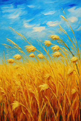 JPG 식물 컬러 농업 일러스트 자연 하늘 생명 바람 풍경 일상 여름 농작물 햇빛 농촌 이삭 밀밭 뷰티풀 국내일러스트 AI일러스트 AI콘텐츠 자연요소 계절 산업 밭 날씨 라이프 태양 시골 밀 생태계 파일형식