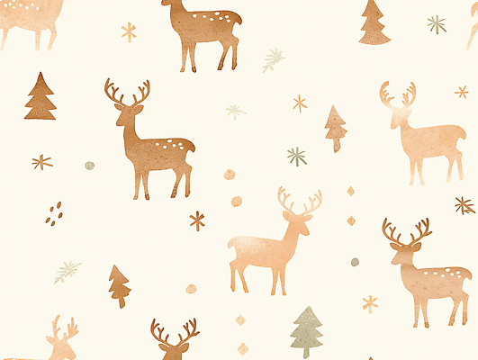 JPG 나무 식물 동물 디자인 컬러 백그라운드 크리스마스 겨울 패턴 일러스트 자연 사슴 장식 크리스마스트리 그림 소재 부드러움 노르딕 소프트 패브릭 국내일러스트 AI일러스트 AI콘텐츠 계절 기념일 무늬 포유류 직물 감각 생태계 파일형식