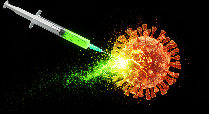 JPG 편집이미지 의학 세포 건강 주사기 치료 바이러스 질병 예방 감염 면역력 방역 백신 생명과학 전염병 코로나바이러스 이미지편집 AI컴퓨터그래픽 AI콘텐츠 과학 의료기기 파일형식