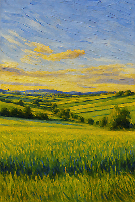 JPG 컬러 일러스트 자연 하늘 생명 풍경 초원 농장 평화 고요 일몰 촉촉함 시골 저녁 뷰티풀 국내일러스트 AI일러스트 AI콘텐츠 컨셉 농업 노을 젖음 야간 생태계 파일형식