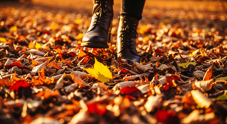 JPG 편집이미지 감정 컬러 신발 낙엽 자연 나뭇잎 풍경 일상 걷기 고요 산책 금색 가을 의료성형뷰티 편집실사 AI포토 AI콘텐츠 계절 잎 모션 휴식 라이프 CG 생태계 파일형식