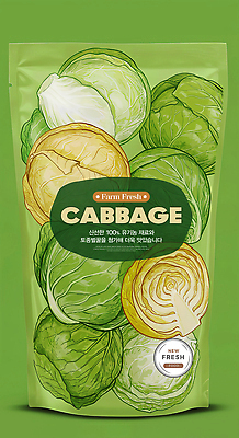 PSD 편집이미지 디자인 음식 농업 채소 재료 자연 건강 초록색 농장 식사 신선 유기농 양배추 패키지 신선도 이미지편집 웰빙 산업 컬러 생태계 파일형식