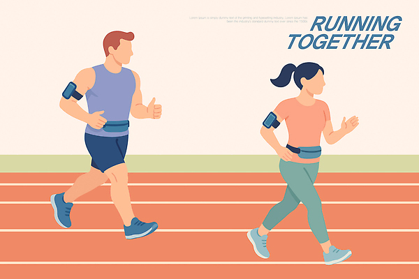 라이프스타일 여자 남자 운동화 일러스트 모션 운동선수 함께함 건강 운동복 달리기 운동 헬스 힘 경기장 레이싱 체육 속도 열정 러닝 산악달리기 국내일러스트 AI파일 옷 감정 스포츠 신발 컨셉 스포츠시설 사람 시합 생활 트래킹 파일형식 벡터