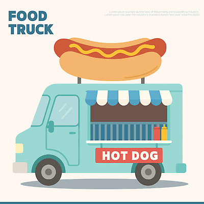 음식 컬러 일러스트 식재료 디저트 거리 요리 여러명 판매 소시지 저녁 케첩 머스터드 점심 주문 핫도그 길거리음식 푸드트럭 맛있는 국내일러스트 AI파일 다수 패스트푸드 사람 트럭 소스_음식 가공식품 야간 파일형식 벡터