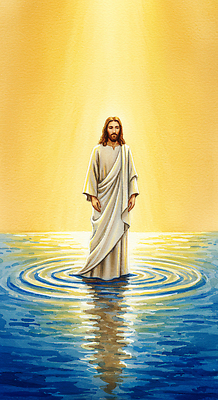 JPG 기독교 종교 상징 일러스트 자연 하늘 사랑 물 빛 평화 고요 만남 예수 신비 그림 신성 뷰티풀 국내일러스트 AI일러스트 AI콘텐츠 자연요소 감정 컨셉 신_종교 생태계 파일형식