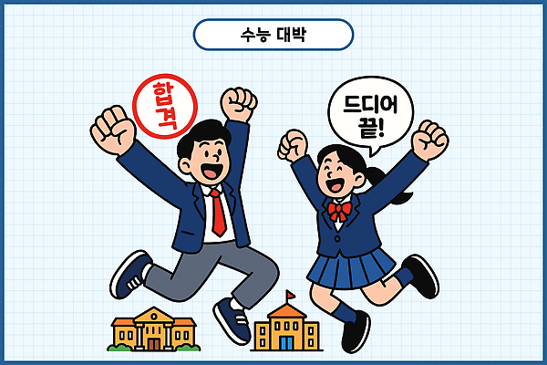 학생 전통 기념일 행복 교복 일러스트 학교 응원 놀이 성공 친구 기쁨 수능 축하 소식 목표 합격 노력 커뮤니티 손흔들기 수능대박 국내일러스트 AI파일 옷 교육 감정 컨셉 관계 모션 이벤트 시험 파일형식 벡터