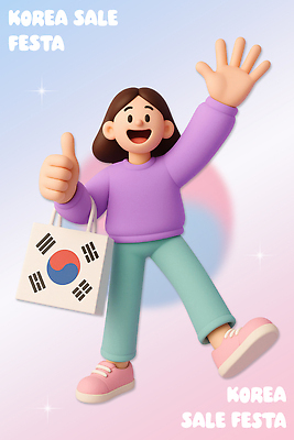 PSD 편집이미지 캐릭터 컬러 가방 한국 이벤트 여러명 쇼핑 세일 축제 분위기 소비 태극기 즐거움 커뮤니티 편집3D 잡화 감정 아시아 다수 컨셉 사람 3D 국기 파일형식