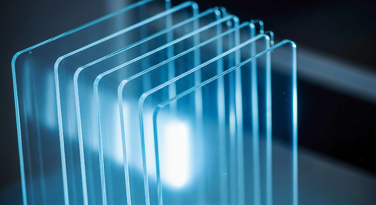 JPG 편집이미지 디자인 재료 장식 빛 인테리어 공간 광선 투명 배열 오브젝트 모던 질감 일렬 유리판 이미지편집 AI컴퓨터그래픽 AI콘텐츠 파일형식