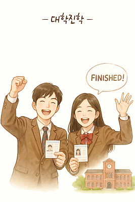 PSD 행복 포즈 일러스트 학교 성공 미래 졸업생 웃음 이벤트 친구 기쁨 축하 추억 대학교 수험생 열정 진학 국내일러스트 교육 감정 컨셉 졸업 관계 고등학생 표정 파일형식