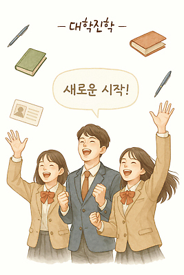 PSD 학생 행복 교복 일러스트 미래 책 친구 학습 펜 캠퍼스라이프 희망 기쁨 꿈 모임 축하 목표 즐거움 시작 대학교 수험생 장래 진학 국내일러스트 라이프스타일 옷 교육 감정 컨셉 학교 관계 고등학생 필기구 파일형식