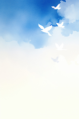JPG 동물 감정 예술 컬러 하늘색 백그라운드 일러스트 자연 생명 바람 수채화 풍경 일상 여름 평화 자유 비행 비둘기 뷰티풀 국내일러스트 AI일러스트 AI콘텐츠 자연요소 계절 컨셉 조류 날씨 라이프 파란색 생태계 파일형식