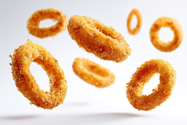 JPG 편집이미지 음식 디저트 요리 공중 식사 튀김 금색 신선 맛 양파링 식욕 바삭바삭 편집실사 AI포토 AI콘텐츠 컬러 컨셉 CG 파일형식