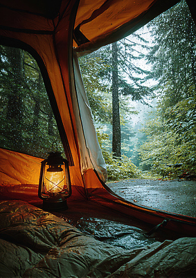 JPG 나무 편집이미지 여행 자연 휴식 텐트 풍경 야외 여름 캠핑 탐험 랜턴 숲 편안함 편집실사 AI포토 AI콘텐츠 식물 계절 컨셉 레저 조명 캠핑도구 감각 CG 생태계 파일형식