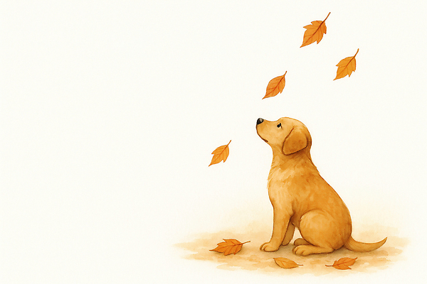 JPG 동물 행복 컬러 일러스트 모션 상상 자연 나뭇잎 앉기 풍경 갈색 가을 변화 강아지 떨어짐 편안함 즐거움 조용 사색 뷰티풀 국내일러스트 AI일러스트 AI콘텐츠 계절 감정 컨셉 잎 생각 반려동물 감각 개 생태계 파일형식