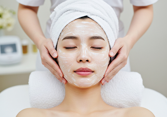 JPG 편집이미지 여자 뷰티 스파 마사지 편안함 피부 피부관리 힐링 스킨케어 테라피 스트레스해소 의료성형뷰티 아로마오일 편집실사 AI인물포토 AI콘텐츠 사람 신체부위 감각 오일_화장품 CG 파일형식 AI포토