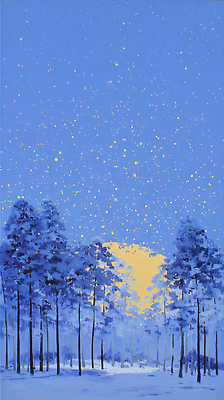 JPG 나무 컬러 겨울 일러스트 자연 하늘 따뜻함 풍경 파란색 태양 숲 조용 겨울풍경 국내일러스트 AI일러스트 AI콘텐츠 자연요소 식물 계절 생태계 파일형식