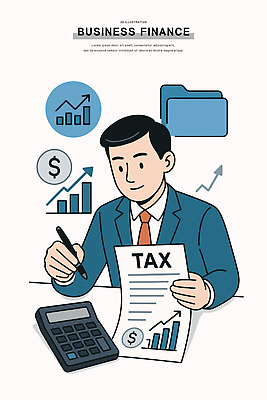 남자 일러스트 비즈니스 통계 그래프 금융 사무실 자료 계산기 직장인 분석 보고서 문서 투자 회계 세금 재정 국내일러스트 AI파일 직업 컨셉 문구용품 사람 경제 장비 파일형식 벡터