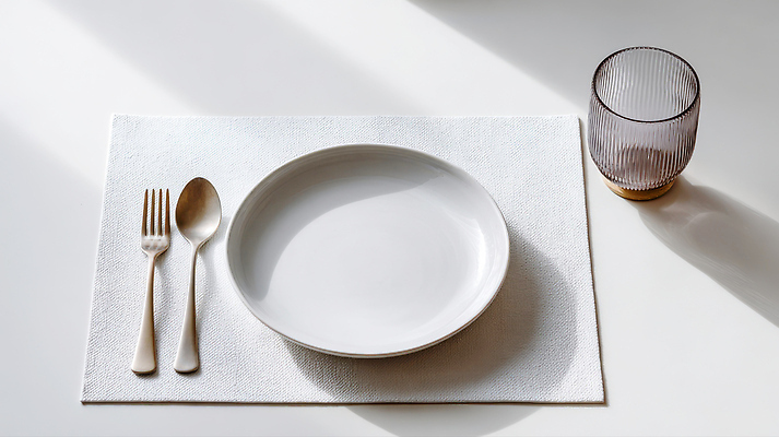 JPG 편집이미지 식기 포크 탁자 아침 잔 일상 주방 숟가락 식사 저녁 점심 식사준비 테이블매트 편집실사 AI포토 AI콘텐츠 주간 가구 수저 라이프 식탁보 야간 CG 준비 파일형식