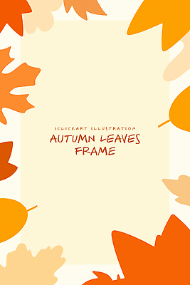 디자인 계절 감정 예술 컬러 백그라운드 단풍 낙엽 일러스트 자연 프레임 따뜻함 장식 테두리 조화 뷰티풀 상상력 색감 국내일러스트 AI파일 잎 생태계 파일형식 벡터