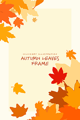 식물 디자인 계절 예술 컬러 백그라운드 단풍 낙엽 일러스트 자연 프레임 한국 따뜻함 풍경 감성 뷰티풀 색감 창의력 국내일러스트 AI파일 아시아 컨셉 잎 생태계 파일형식 벡터