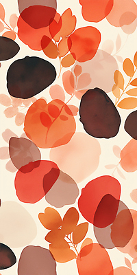 JPG 디자인 예술 선 컬러 백그라운드 잎 꽃무늬 패턴 일러스트 자연 추상 따뜻함 그래픽 장식 빨간색 편안함 크기 부드러움 조화 뷰티풀 색채 국내일러스트 AI일러스트 AI콘텐츠 식물 꽃 무늬 감각 생태계 파일형식