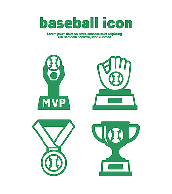 아이콘 디자인 스포츠 상징 성공 운동선수 그래픽 컵 야구 글러브 우승 트로피 메달 대회 2D아이콘 AI파일 식기 스포츠용품 장갑 컨셉 구기 최고 상_우승 상_상패 파일형식 벡터