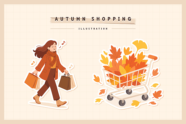 여자 패션 감정 컬러 이동 낙엽 일러스트 모션 자연 거리 따뜻함 일상 쇼핑 쇼핑백 수확 가을 장바구니 즐거움 국내일러스트 AI파일 계절 컨셉 잎 농업 가방 사람 라이프 바구니 생태계 파일형식 벡터