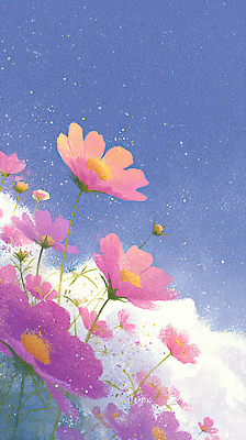 JPG 식물 꽃 분홍색 컬러 나비 일러스트 자연 하늘 생명 바람 풍경 소풍 봄 영화 코스모스 만개 뷰티풀 산들바람 국내일러스트 AI일러스트 AI콘텐츠 자연요소 계절 곤충 날씨 문화예술 야외활동 생태계 파일형식