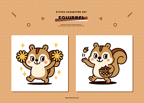 동물 캐릭터 손 디자인 행복 백그라운드 일러스트 모션 표정 귀여움 유치원 기쁨 즐거움 오브젝트 그림 다람쥐 생동감 초성 키치 일러캐릭터 AI파일 교육 감정 컨셉 신체부위 설치류 파일형식 벡터