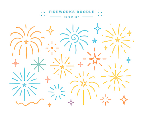 모양 캐릭터 디자인 예술 컬러 일러스트 도안 불꽃놀이 밝음 이벤트 장식 축제 기쁨 표현 화려 공예 즐거움 생동감 아기자기 국내일러스트 AI파일 감정 컨셉 놀이 취미 파일형식 벡터