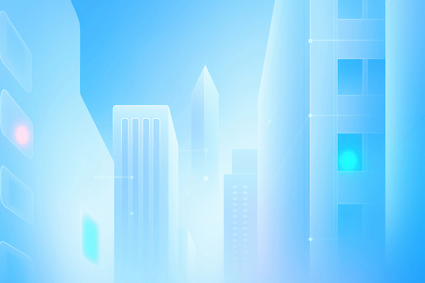 JPG 디자인 일러스트 하늘 아침 거리 풍경 건물 파란색 평화 고층빌딩 공간 기둥 도시 분위기 조화 흐림 경관 국내일러스트 AI일러스트 AI콘텐츠 주간 건축물 건축 컬러 컨셉 날씨 빌딩 파일형식