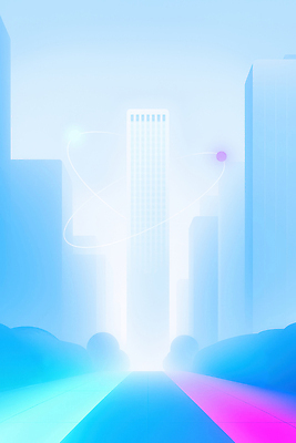 JPG 디자인 건축 일러스트 설계 거리 밝음 풍경 빌딩 그래픽 파란색 환경 도시 모던 스카이라인 혁명 상상력 일루미네이션 국내일러스트 AI일러스트 AI콘텐츠 컬러 컨셉 조명 건물 파일형식