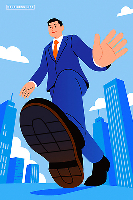 캐릭터 남자 일러스트 회사 비즈니스 모션 성공 직장 풍경 정장 빌딩 라이프 걷기 환경 도시 자신감 전문직 주말 국내일러스트 AI파일 직업 옷 감정 컨셉 사람 건물 생활 파일형식 벡터