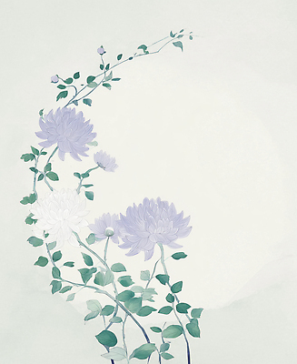 JPG 식물 디자인 꽃 감정 예술 컬러 잎 일러스트 자연 국화 미술 초록색 편안함 벽화 그림 부드러움 조화 뷰티풀 색채 국내일러스트 AI일러스트 AI콘텐츠 문화예술 감각 생태계 파일형식