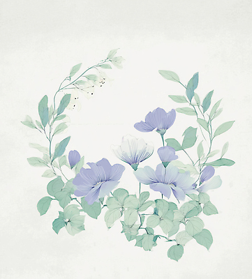 JPG 식물 디자인 꽃 예술 컬러 하늘색 잎 일러스트 자연 수채화 장식 평화 정원 꽃병 보라색 그림 꽃말 화사함 조화 뷰티풀 국내일러스트 AI일러스트 AI콘텐츠 컨셉 파란색 생태계 파일형식